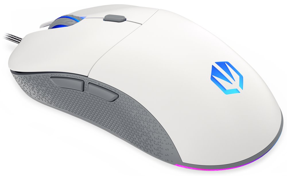 Maus gaming Endorfy GEM Plus Onyx, USB-C, 19000 DPI, i bardhë