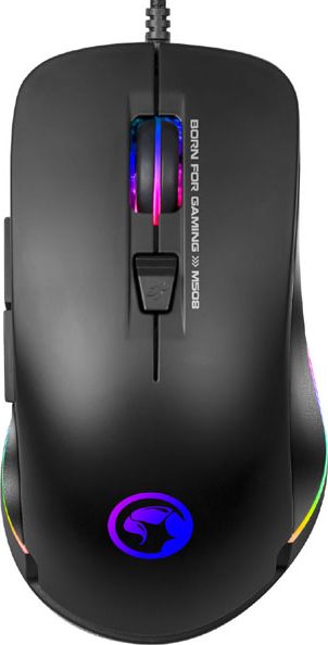 Mouse gaming Marvo M508, 3200 DPI, 6 butona, me drita LED