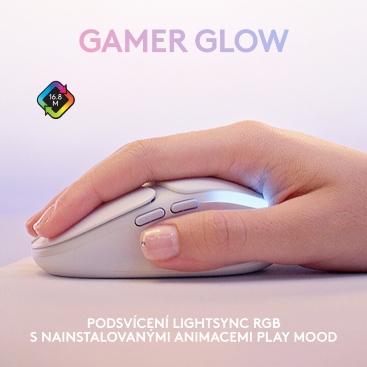 Maus Logitech G705, i bardhë