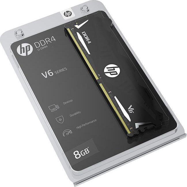 Memorie HP V6, DDR4, 8 GB, 3600 MHz, CL18, 7EH74AA#ABB