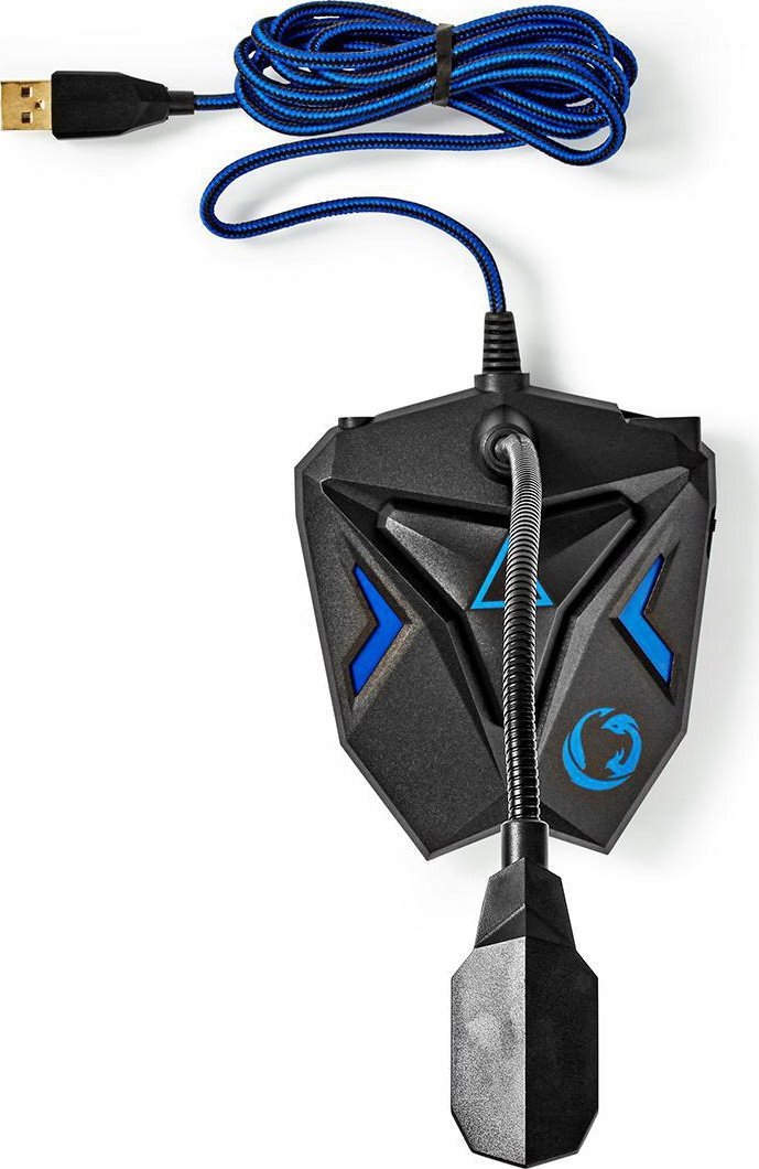 Mikrofon Nedis Streaming Gaming, USB, dalje audio 3.5 mm, i zi