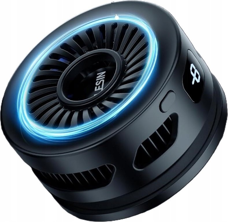 Ftohës telefoni Telesin, me karikues wireless, i zi