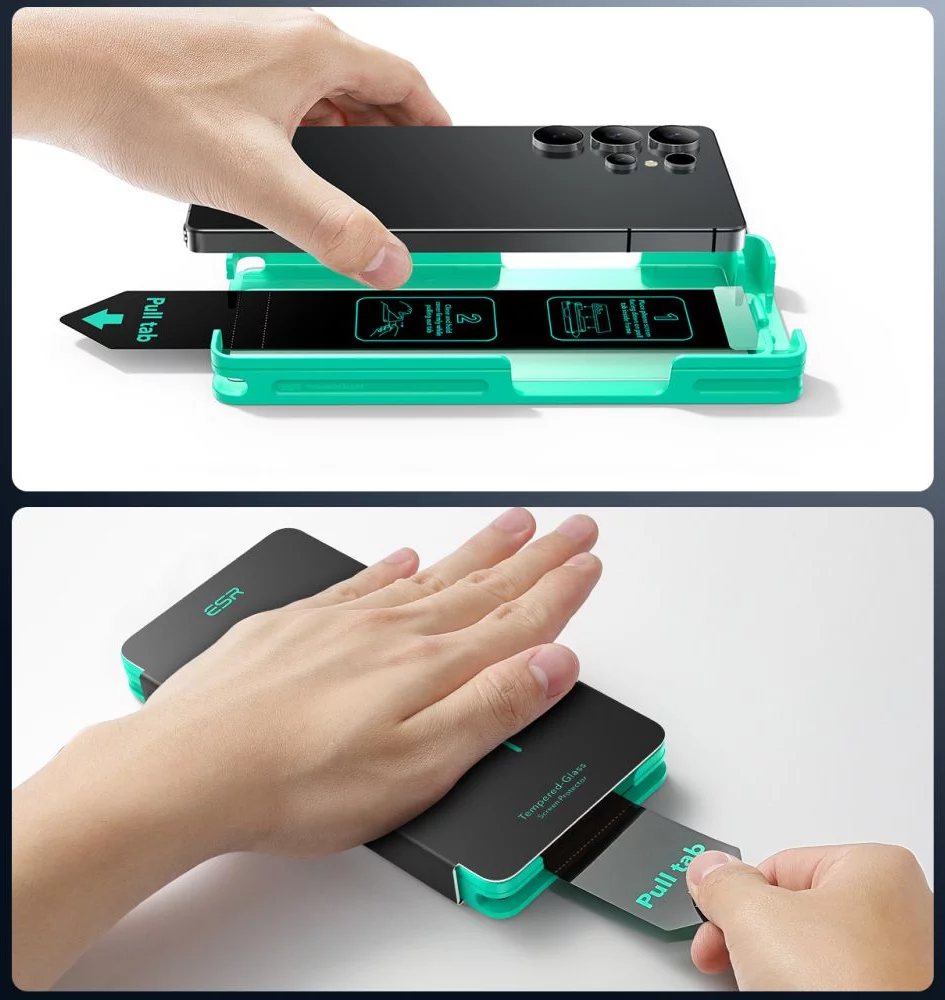 Mbrojtëse ekrani ESR Tempered-Glass për Samsung S25 Ultra, 2 copë