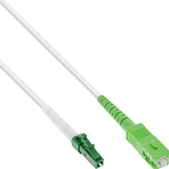 Kabllo optike InLine FTTH, LC/APC në SC/APC, OS2 9/125µm, 3m, e verdhë