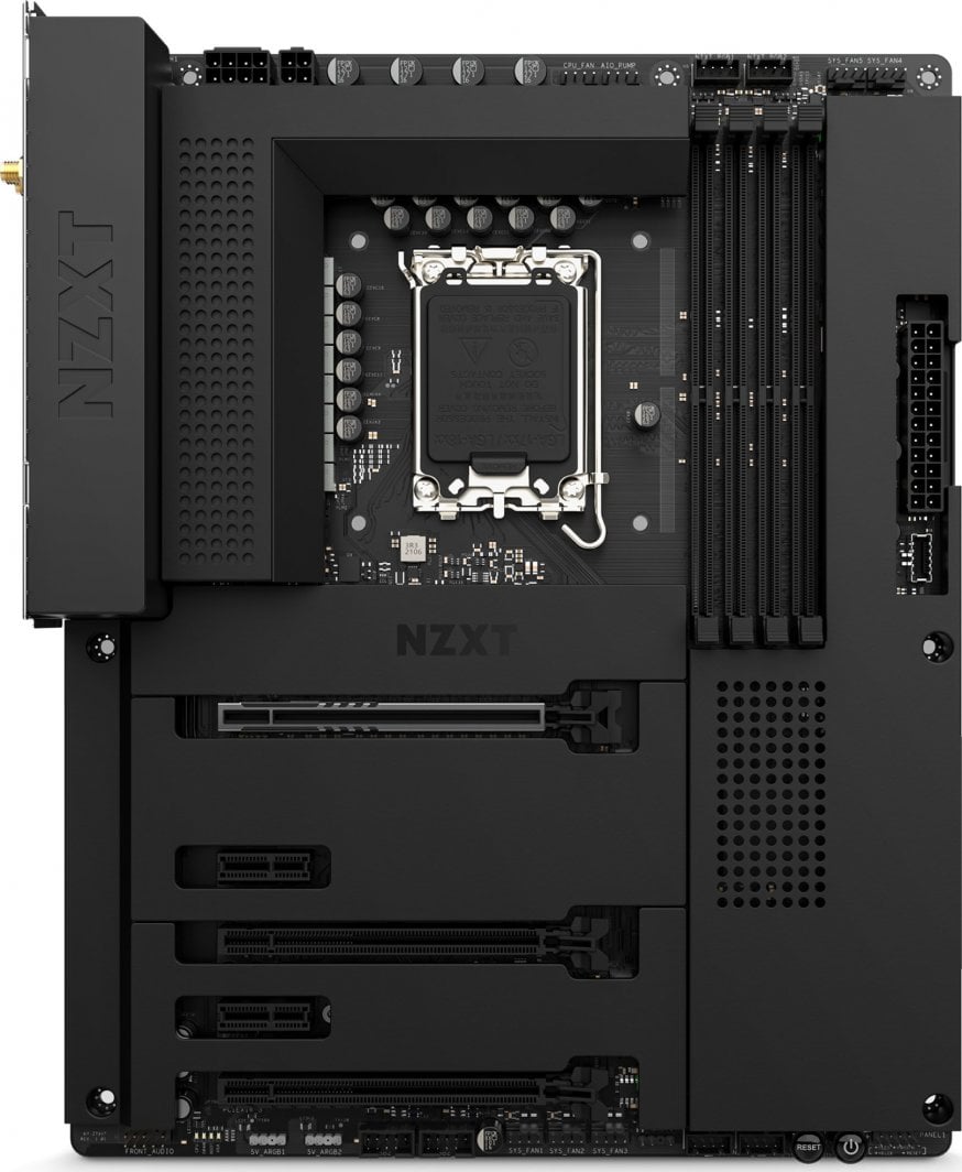 Pllakë amë Nzxt N7 Z790 MATTE, e zezë
