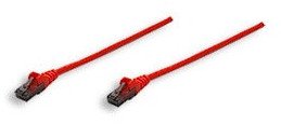 Kabllo rrjeti Intellinet Cat6 UTP, 0.3 m, snagless, e kuqe