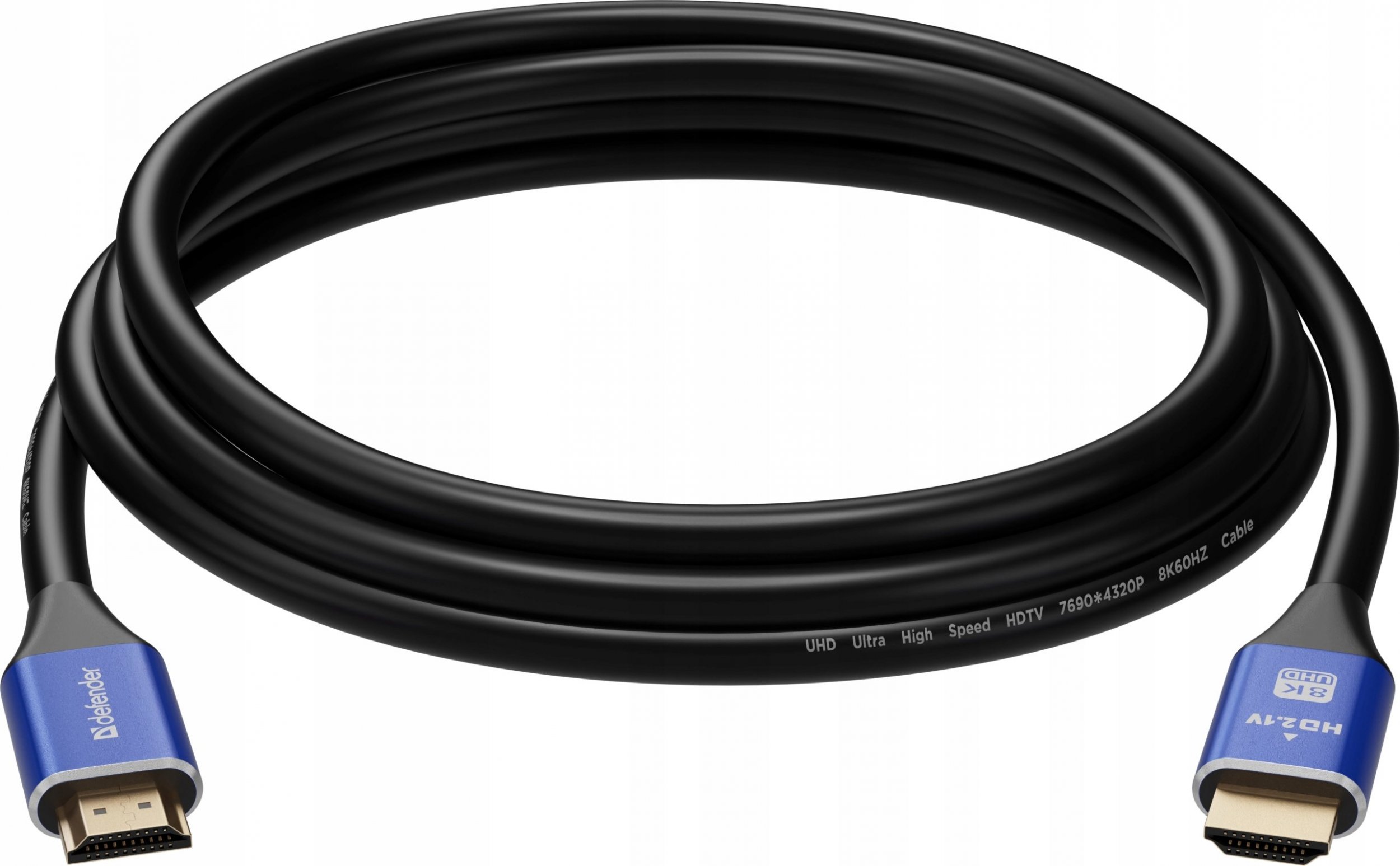 Kabllo HDMI Defender 87333, 5.1m, HDMI 2.1, i zi