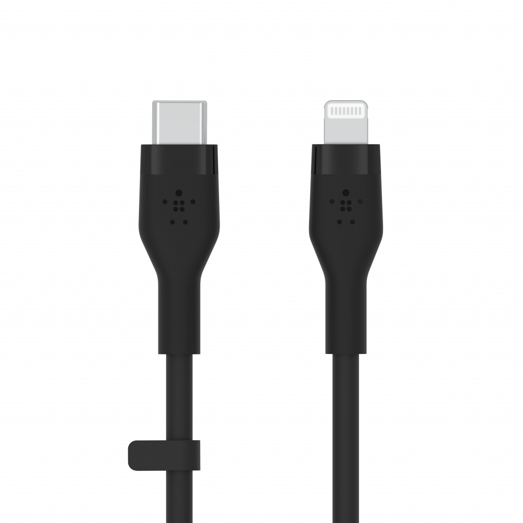 Кабел Belkin BOOST CHARGE Flex, USB-C - Lightning, 3м, црн