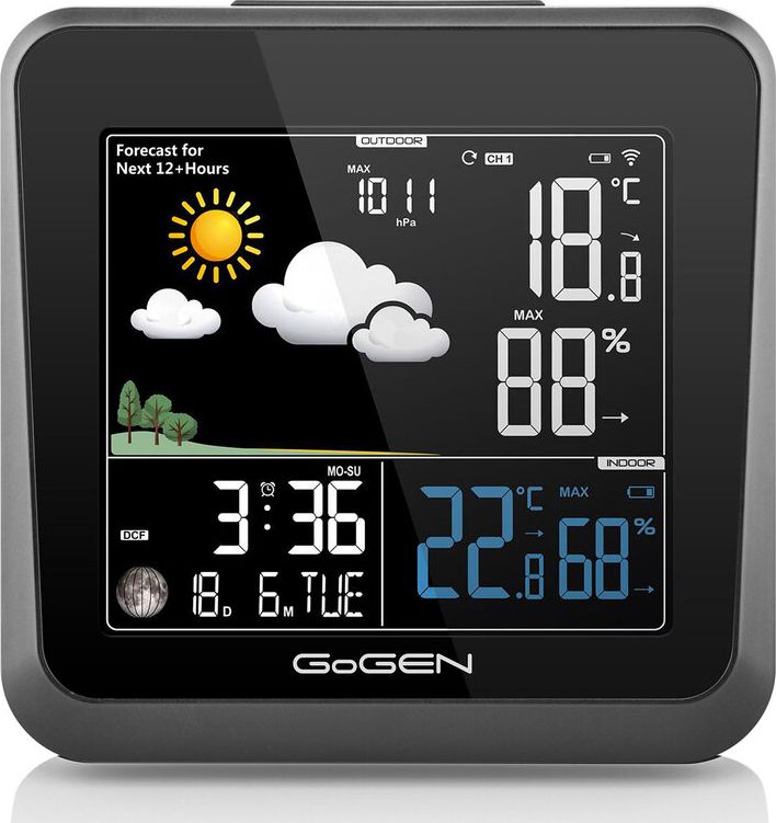 Stacion meteorologjik GoGen ME3236, i zi