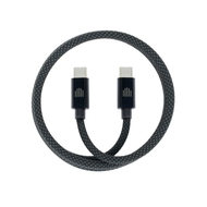 Dviced Magnetic Braided Cable USB-C To USB-C, 1,25m, Dark Grey
