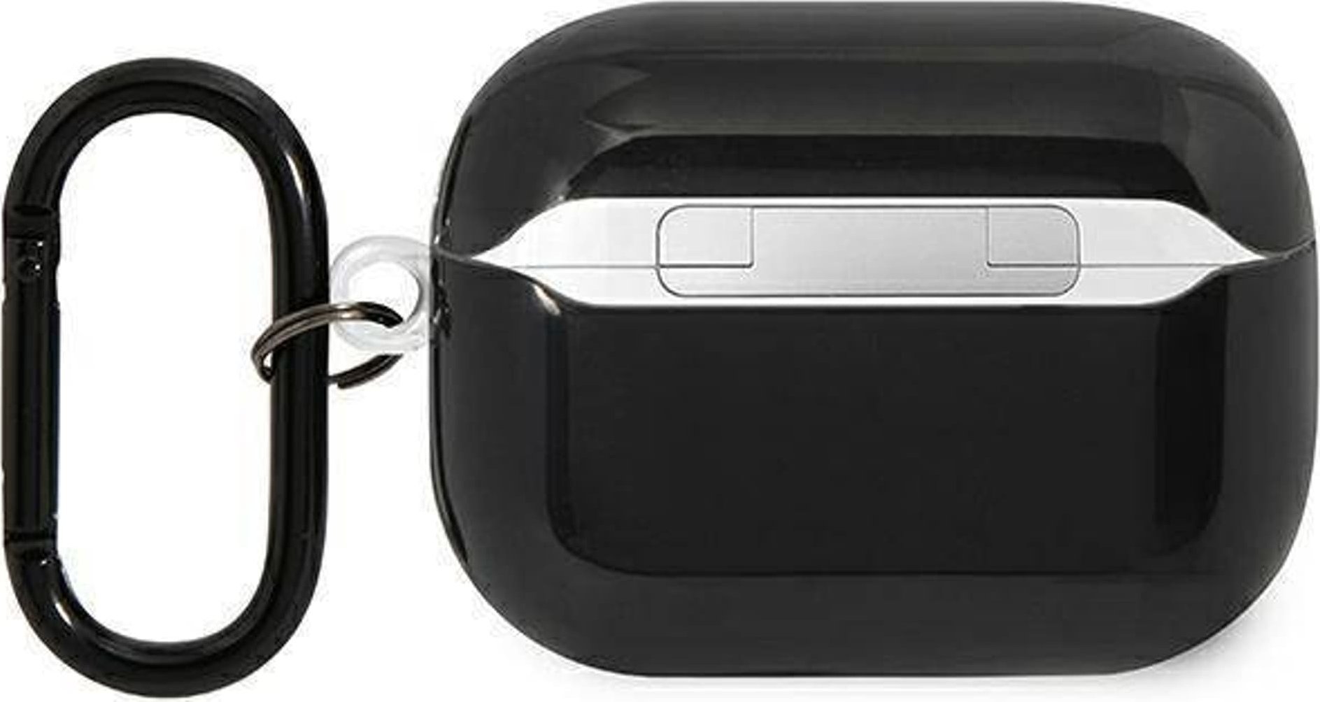 Rast mbrojtës BMW M Series Tricolor me unazë për AirPods Pro 2, i zi