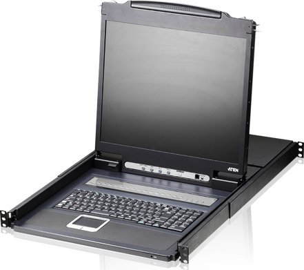 Switch KVM ATEN CL1316N, 16 porte, LCD 19", PS2 USB, i zi