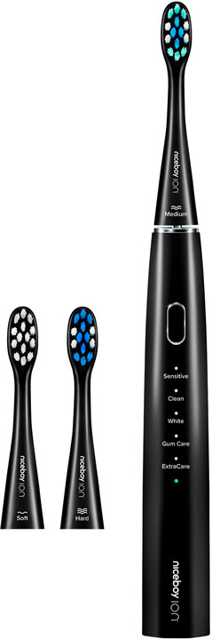 Furçë dhëmbësh sonike Niceboy ION Sonic, e zezë