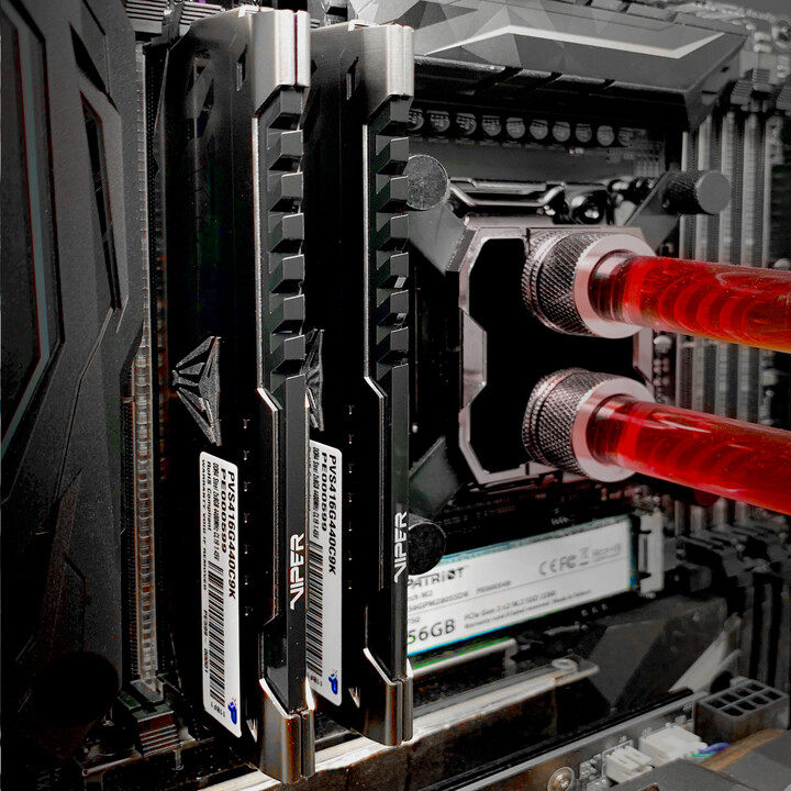 Memorie operative RAM Patriot Viper Steel, 32GB (2x16GB) DDR4, 3200 MHz, të zeza