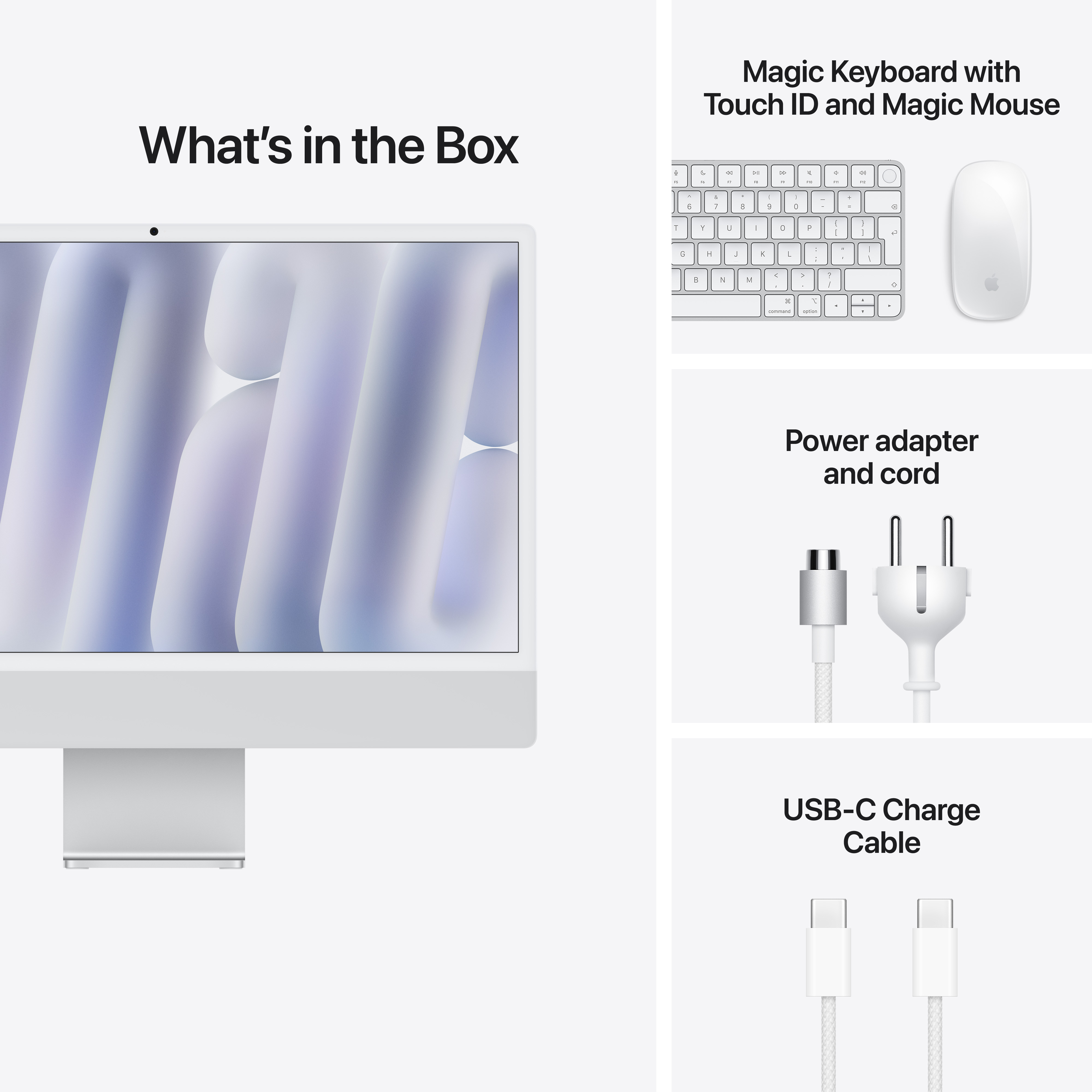 Apple iMac 24", M6 12‑core, 16GB, 512GB SSD, 12‑core GPU, Silver