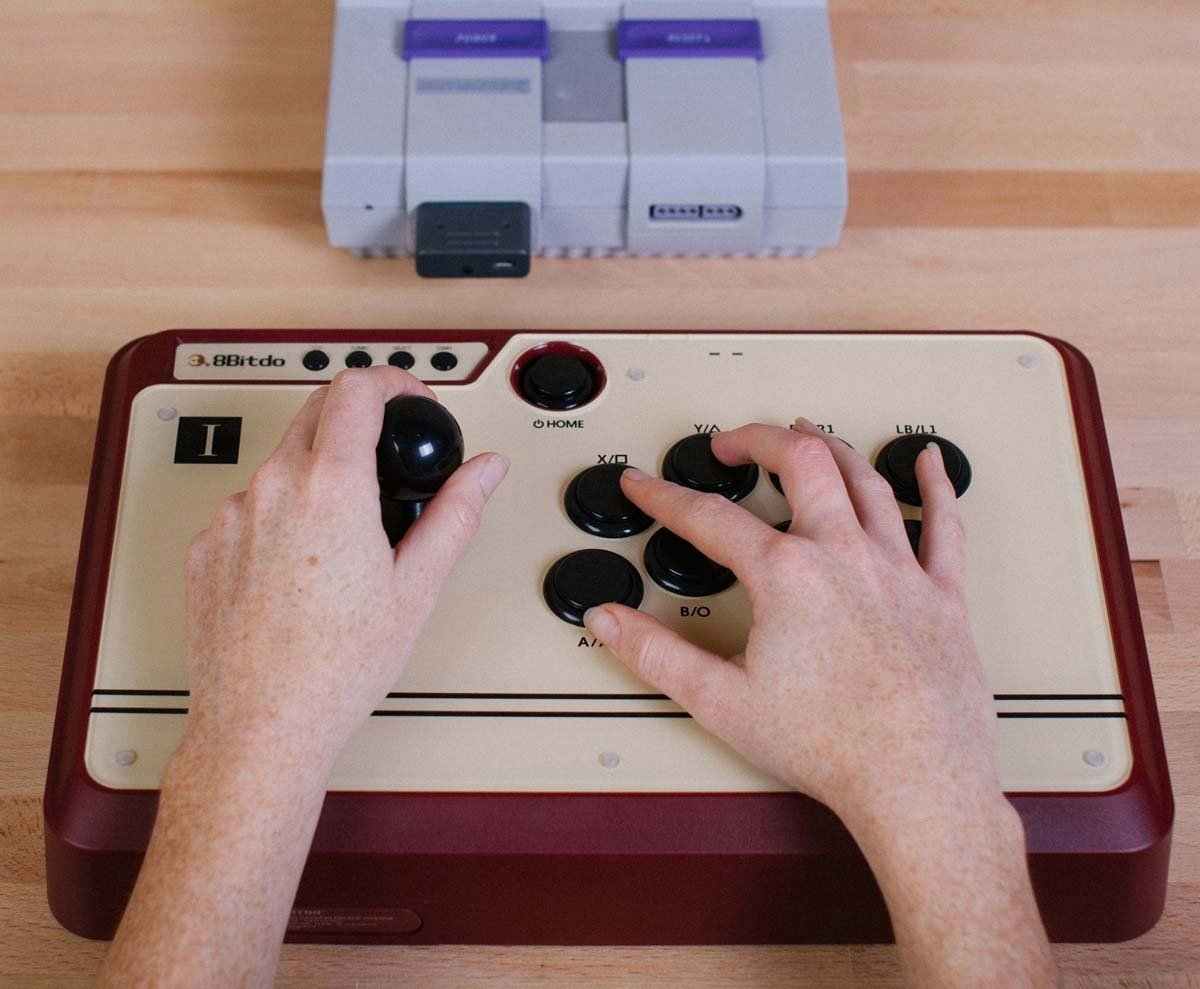 Adapter Bluetooth 8Bitdo Retro Receiver, për PS1 PS2 Windows, kompatibil me Xbox dhe PS5 PS4