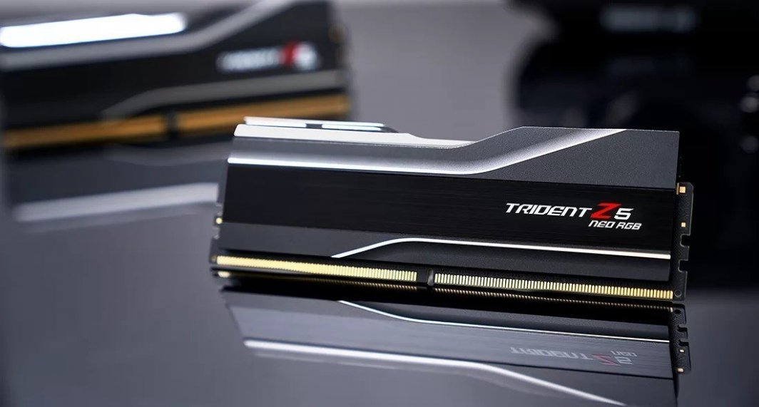Memorie G.Skill Trident Z5 Neo RGB, DDR5, 48 GB, 6400 MHz, CL32, F5-6400J3239F24GX2-TZ5NR