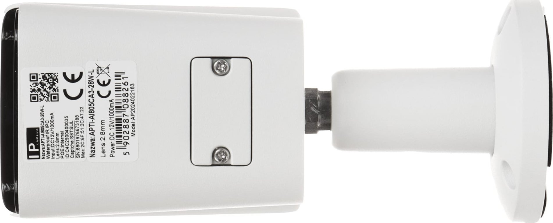 IP камера APTI AI805CA3 28W L, 8Mpx, Full Color, бела