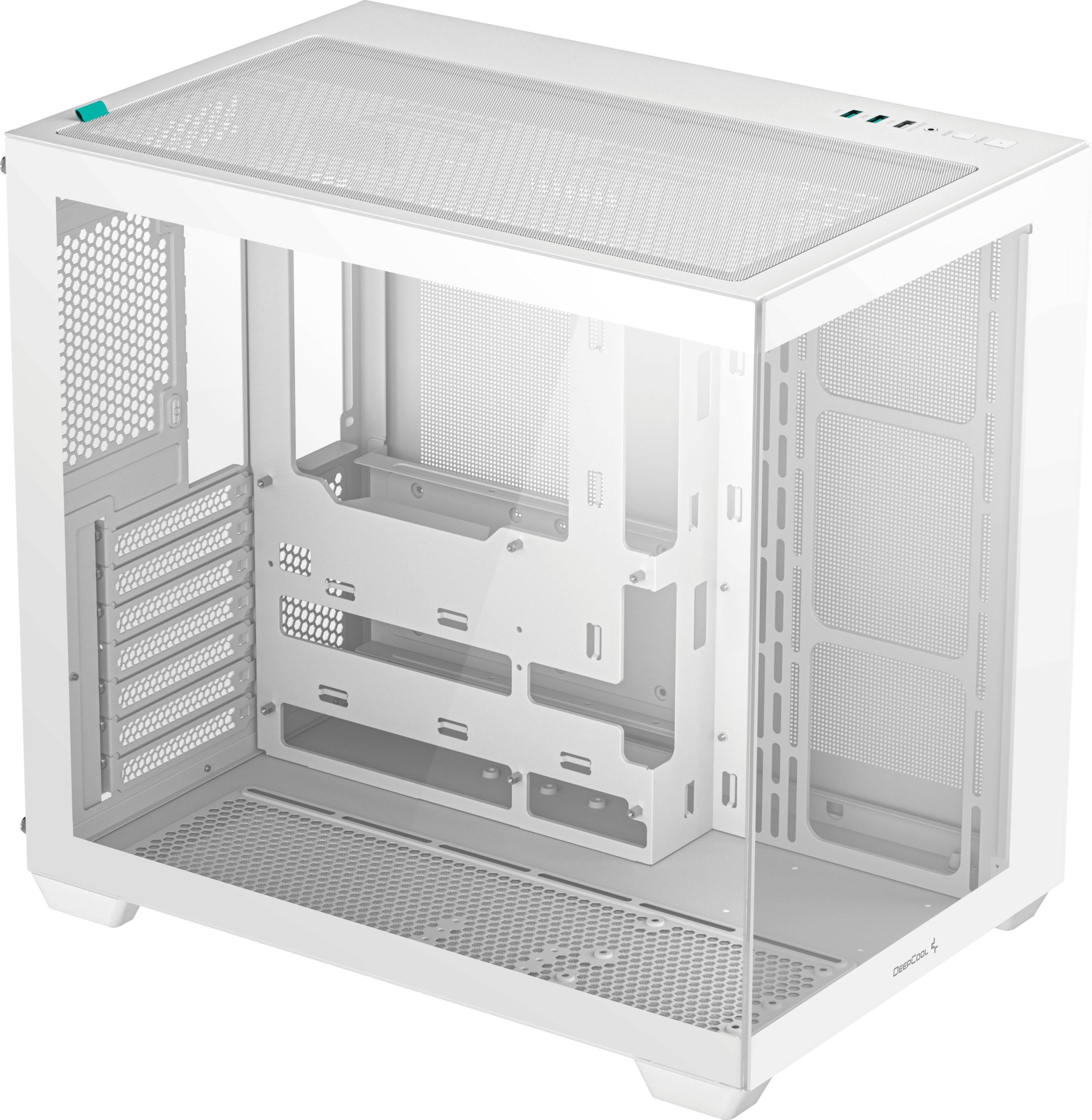 Kuti kompjuteri DeepCool CG530 WH, MIDI Tower, xham i temperuar, e bardhë