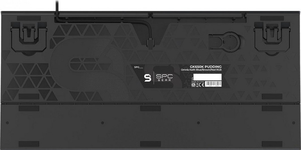 Tastierë SPC Gear GK650K Omnis Kailh Brown RGB Pudding Edition (SPG119), e zezë