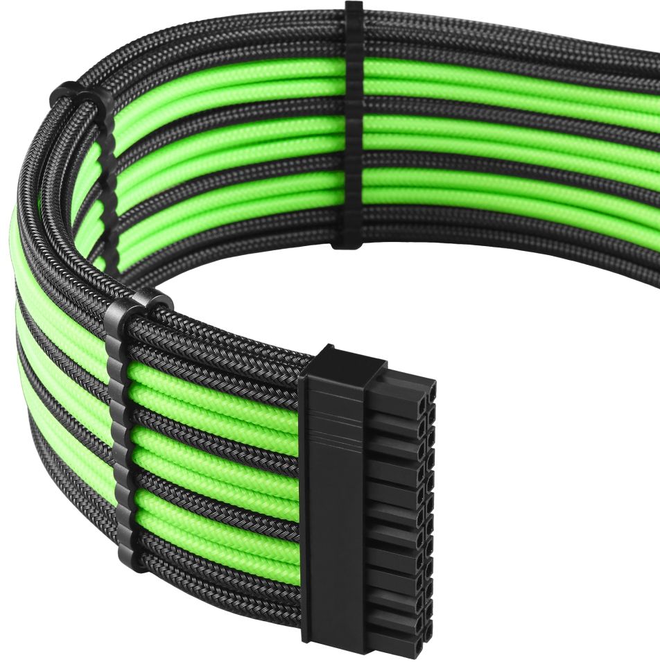 Set kabllosh të brendshme Cablemod PRO CM-PCSR-FKIT-NKKLG-R, për Corsair RMi RMx RM, ModMesh, zi