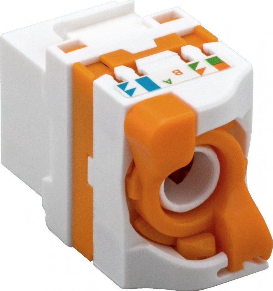 Модул кејстон Текли 028573 RJ45, Cat6 UTP, PoE, бел