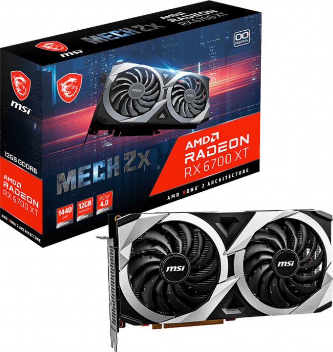 Kartë grafike MSI Radeon RX 6700 XT Mech 2X OC 12GB GDDR6 (RX 6700 XT MECH 2X 12G OC)