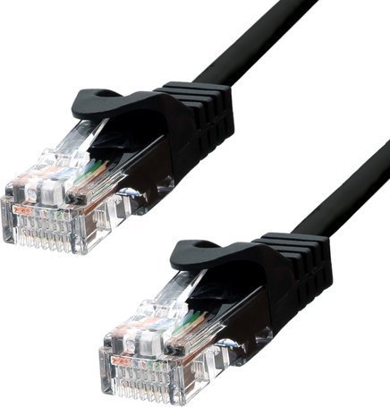 Kabllo rrjeti ProXtend CAT5e, 15m, U/UTP, i zi