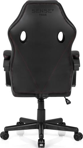 [OUTLET] Karrigë për lojëra SENSE7 Prism, e zezë/kuqe				