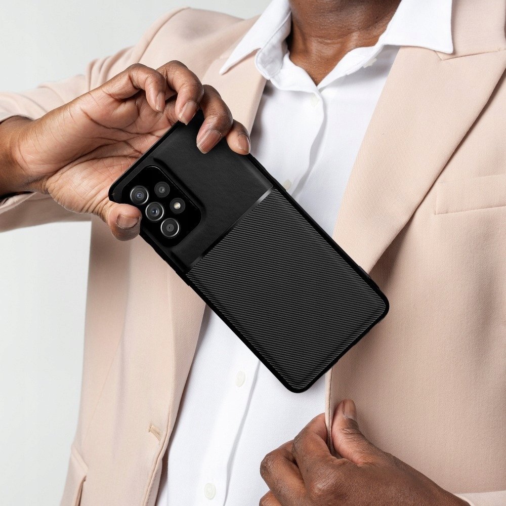 Mbulesë telefoni Forcell Noble për Samsung Galaxy A22 LTE, TPU, e zezë