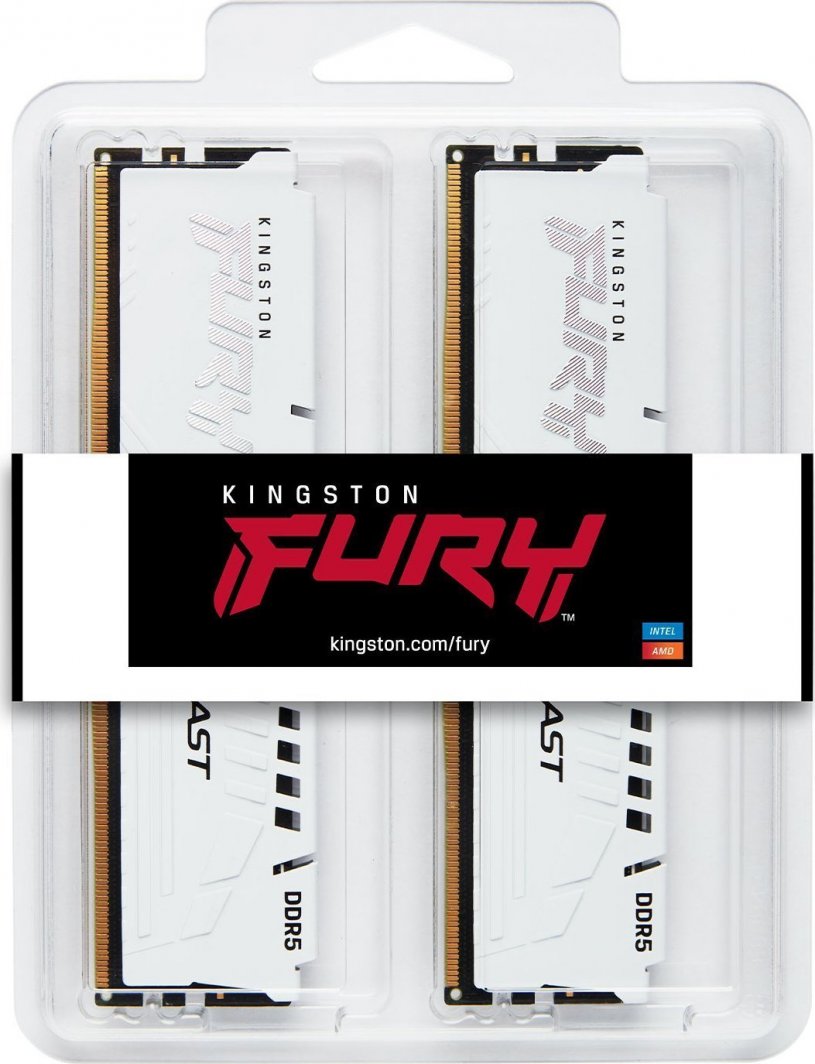 меморија  Kingston Fury Beast, DDR5, 64 GB, 6000 MHz, CL40, KF560C40BWK2-64