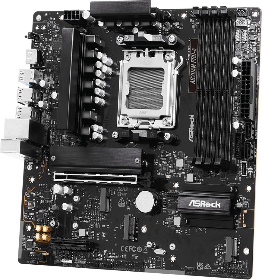 Motherboard ASRock A620AM PRO-a WIFI, Socket AM5, DDR5, Wi-Fi 6E