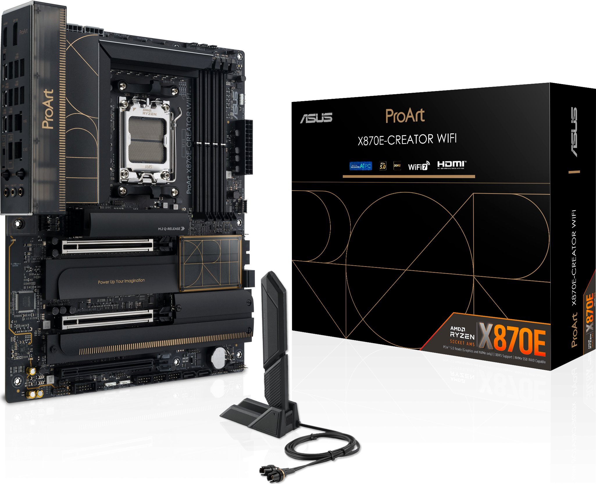 Pllakë amë ASUS ProArt X870E-CREATOR WIFI, AMD Socket AM5, DDR5, e zezë