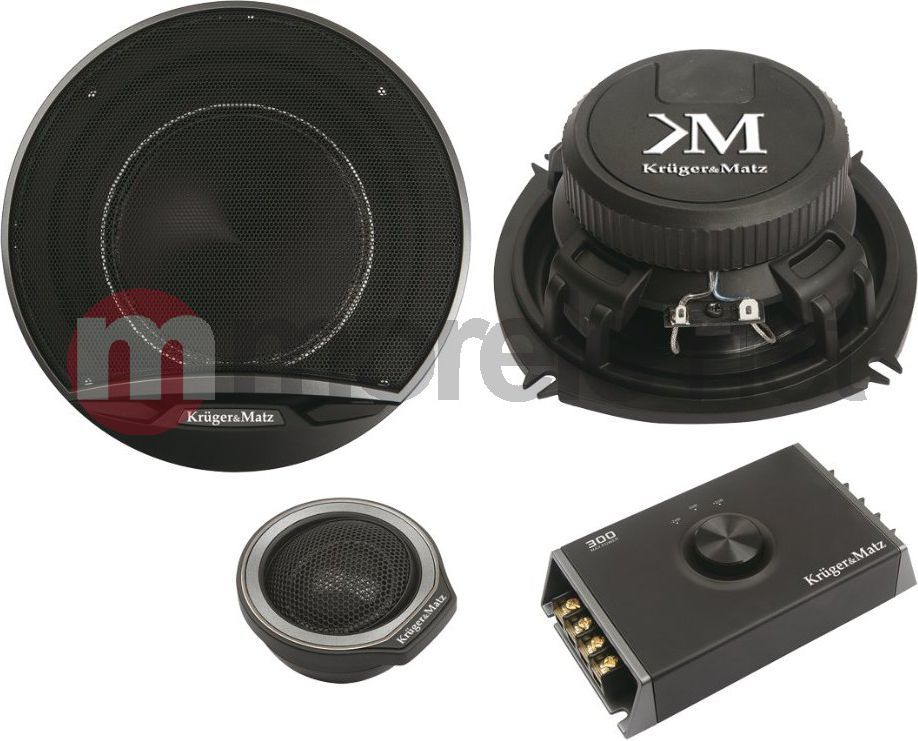 Altoparlantë për makinë Kruger&Matz KM520T11, të zi