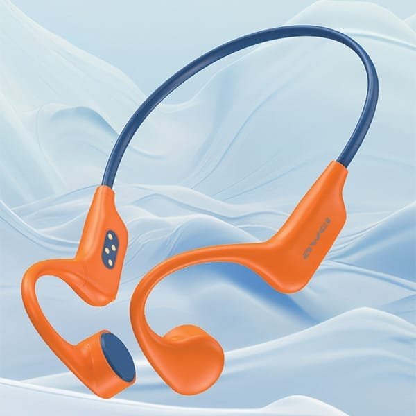 Kufje sportive Awei A899, bone conduction, Bluetooth, 32GB, IPX8, të zeza