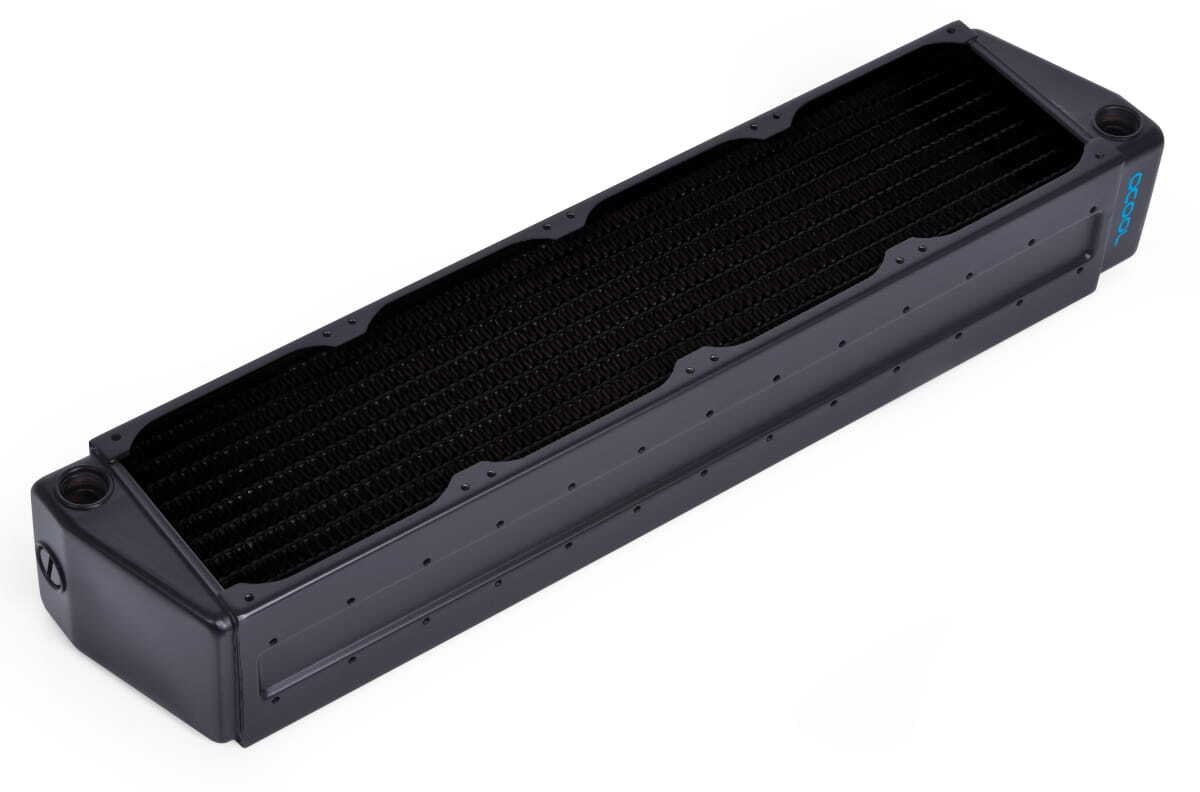 Radiator uji Alphacool NexXxoS HPE-60 X-Flow 80mm Quad, bakër i plotë, për PC