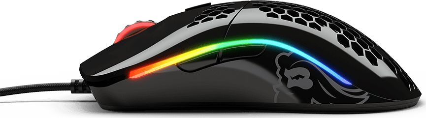 Гејминг глушец Glorious Model O, USB, RGB, црн сјаен