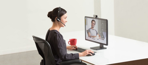 Kафе Logitech H820e Dual Wireless DECT, црни