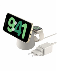 Stacion karikimi pa tela Belkin BOOST CHARGE PRO Qi2, 15W, ngjyrë rërë