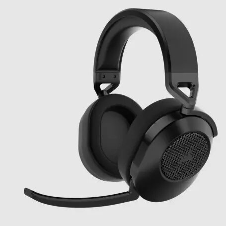 Kufje gaming Corsair HS65 Carbon Wireless, 7.1, pa kabllo, të zeza
