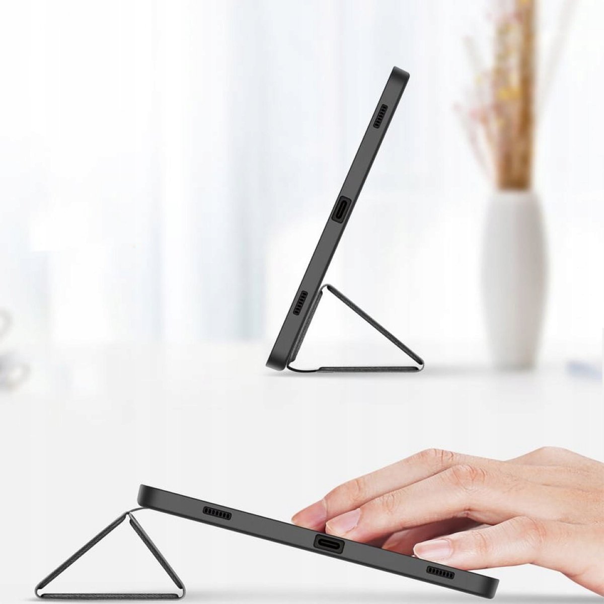 Mbulesë tablet DUX DUCIS Domo për Samsung Galaxy Tab S9, 11", me stand, e zezë