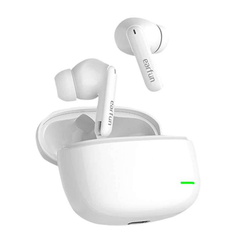Kufje TWS EarFun AirMini2 TW203W, wireless, me kuti karikimi, të bardha