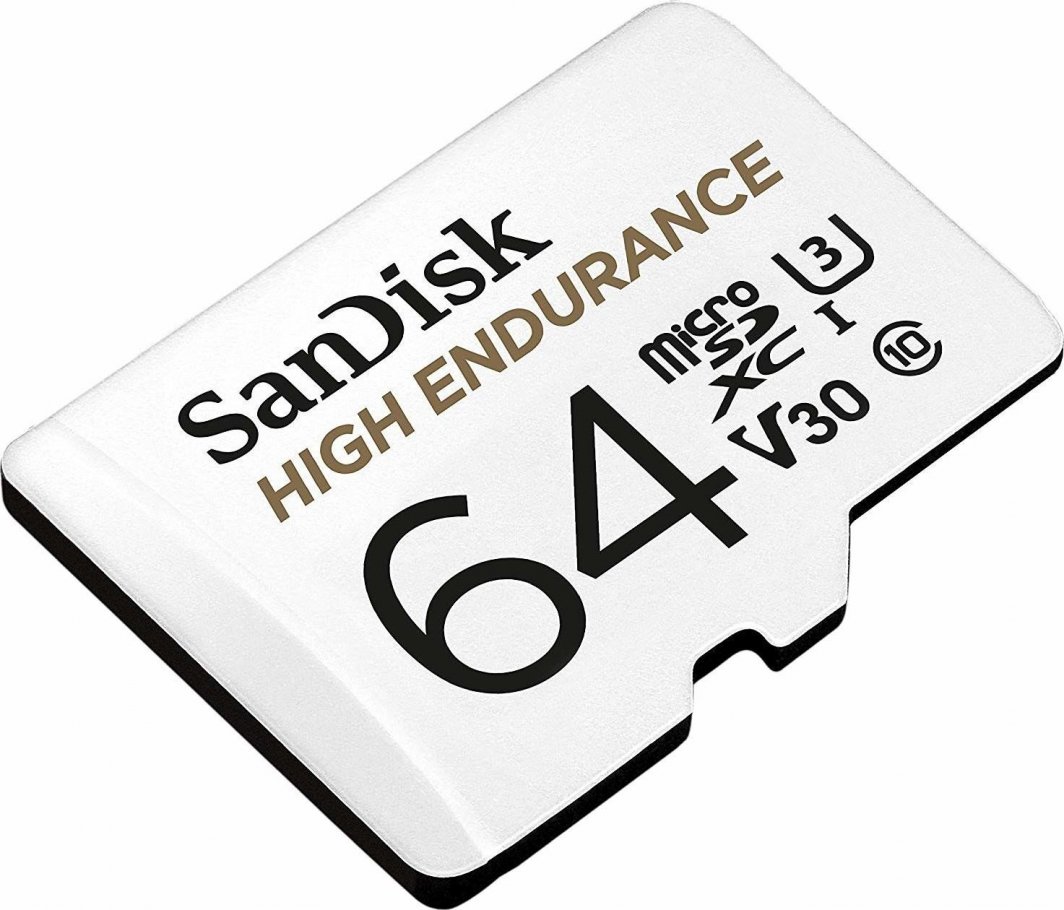 SanDisk High Endurance MicroSDXC Картичка, 64 GB
