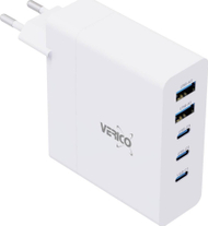 Karikues Verico Mojo 4OJ ABGWE1 N1, 140W GaN, 5 dalje, i bardhë