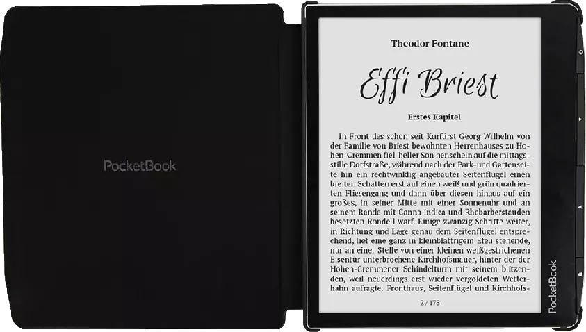 Mbulesë për eBook PocketBook Era Shell, etui mbrojtëse, e zezë