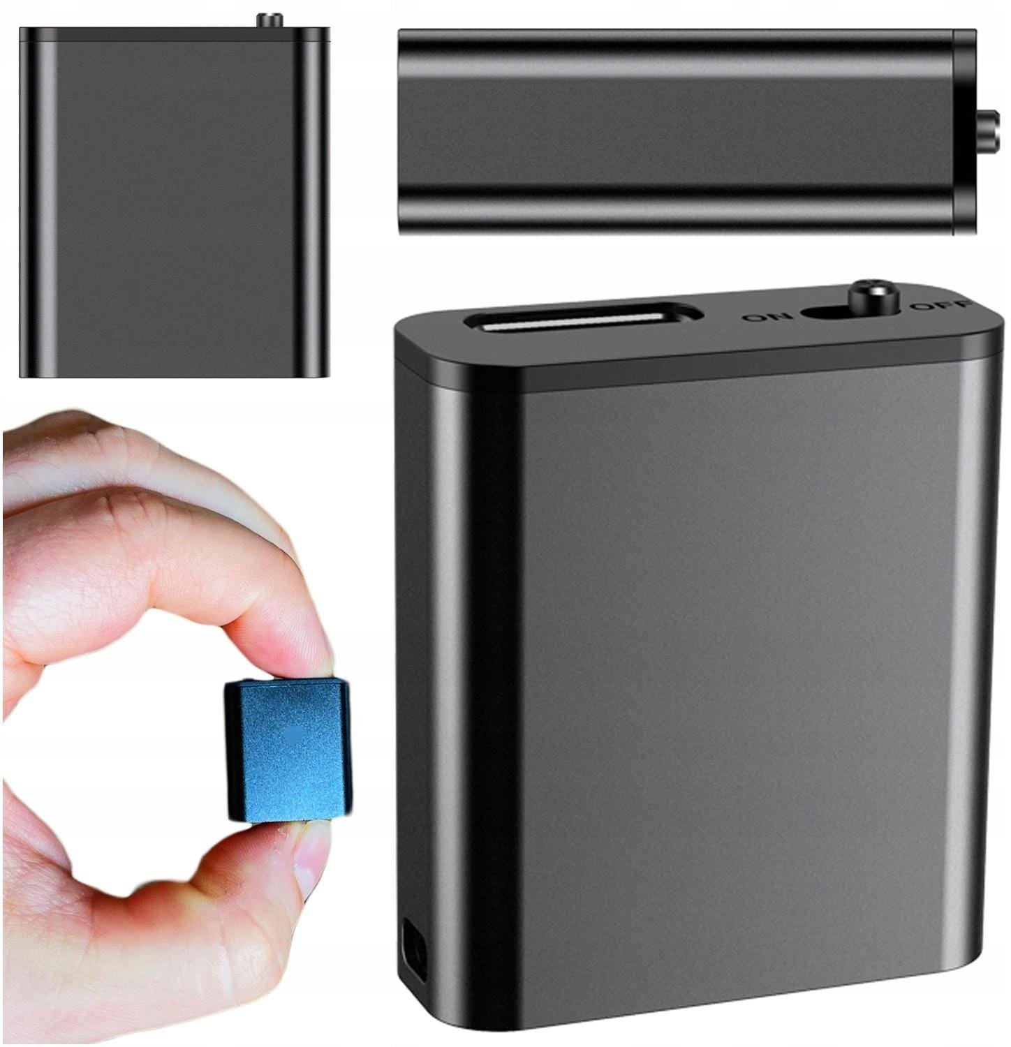 Regjistrues zëri mini May Q8, 16GB, DSP, me magnet, i zi