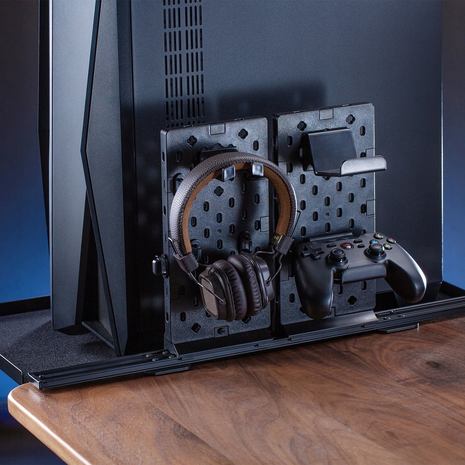 Shtesë tavoline NanoRS RS174, me mbajtës projektori, me varëse, e zezë