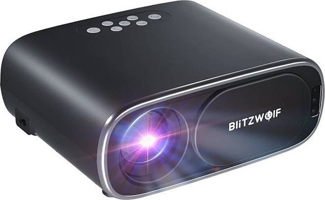 Projektor LED BlitzWolf BW-V4, 1080p, Wi-Fi dhe Bluetooth, i zi