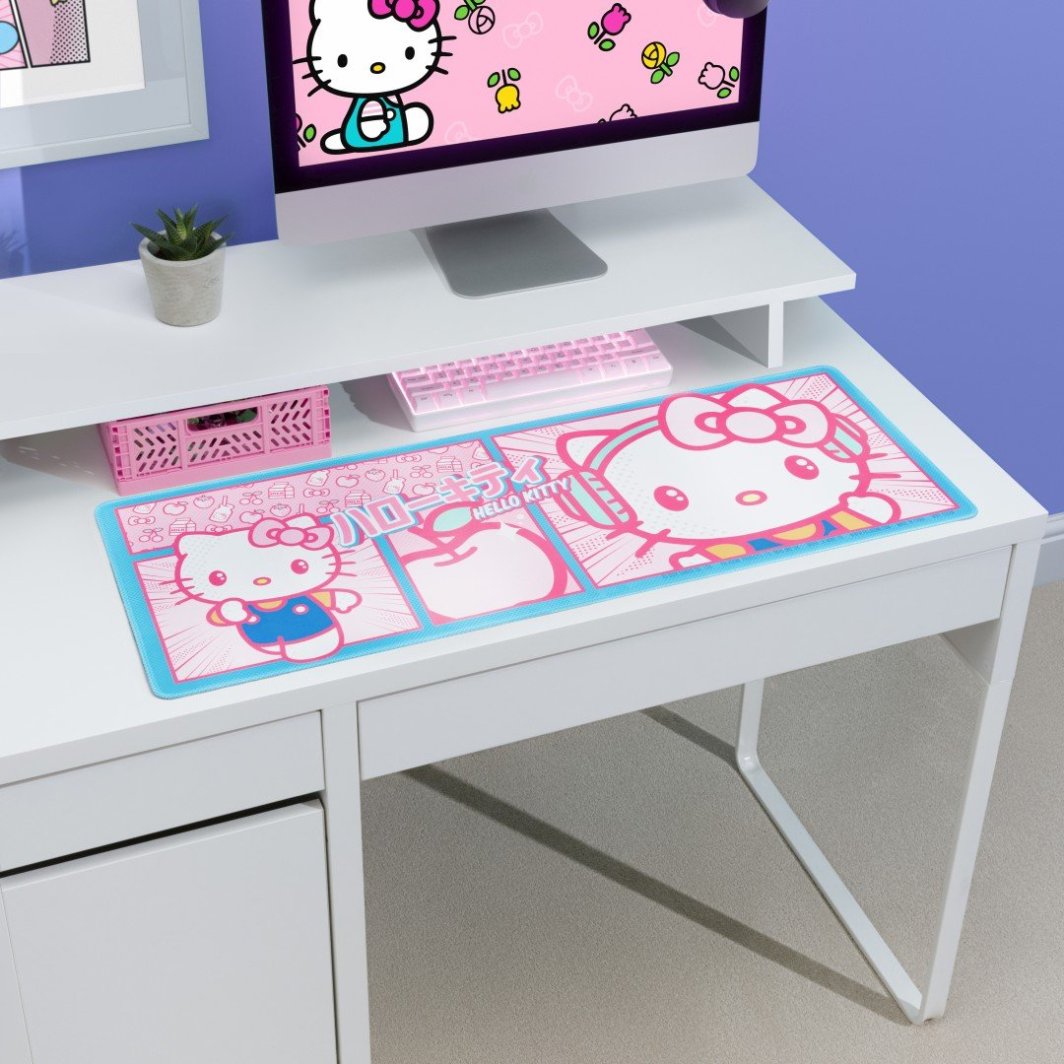 Mousepad tavoline Paladone Hello Kitty, i madh, gomë, rozë