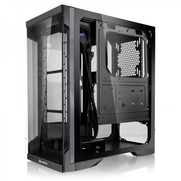 Kasë Raijintek Silenos Pro A-RGB Midi-Tower, e zezë